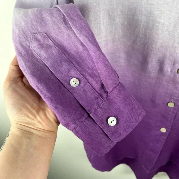 Soft Surroundings Linen Ombre Tunic - Picture 4 of 5